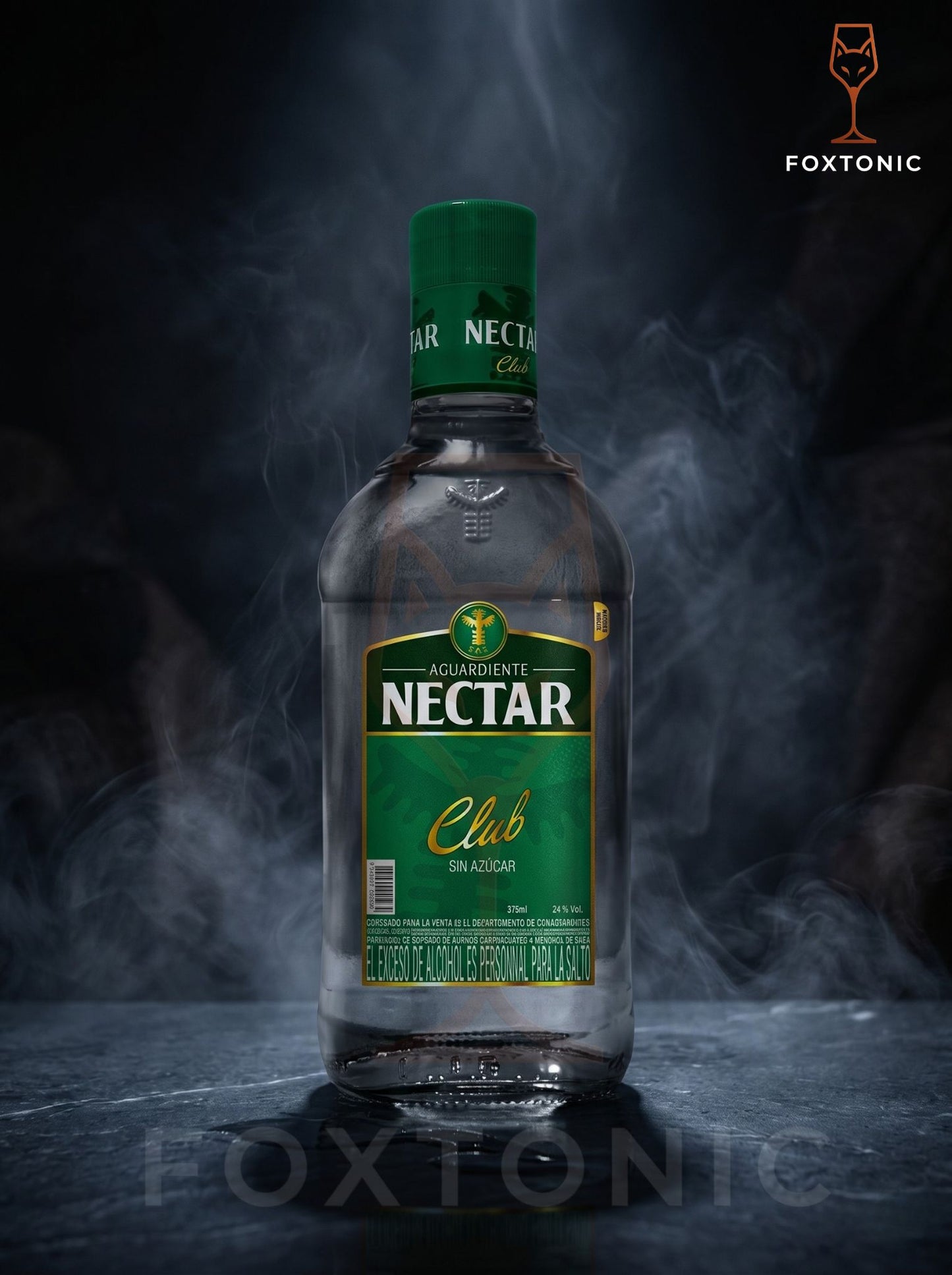 Aguardiente Néctar Club 375ml domicilio Bogotá — Foxtonic Licores