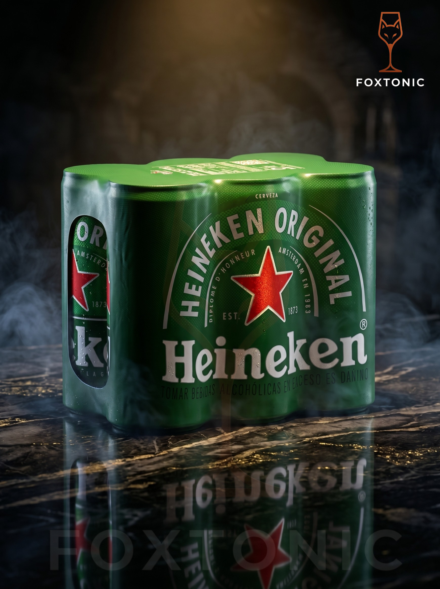 Cerveza Heineken Lata 310ml Six Pack domicilio Bogotá — Foxtonic Licores