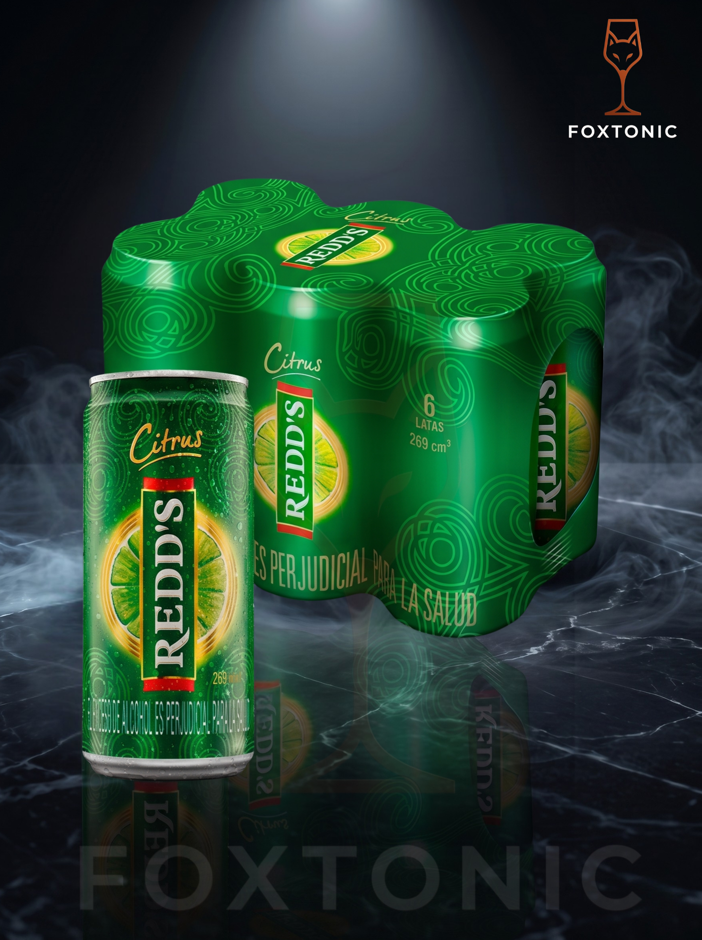 Cerveza Reds Lata 269ml Six Pack domicilio Bogotá — Foxtonic Licores