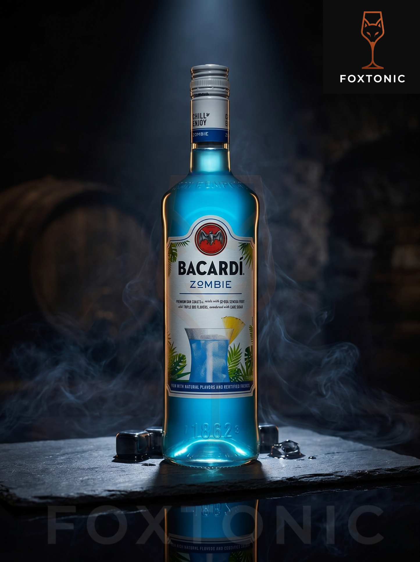 Ron Bacardí Zombie 750ml domicilio Bogotá — Foxtonic Licores