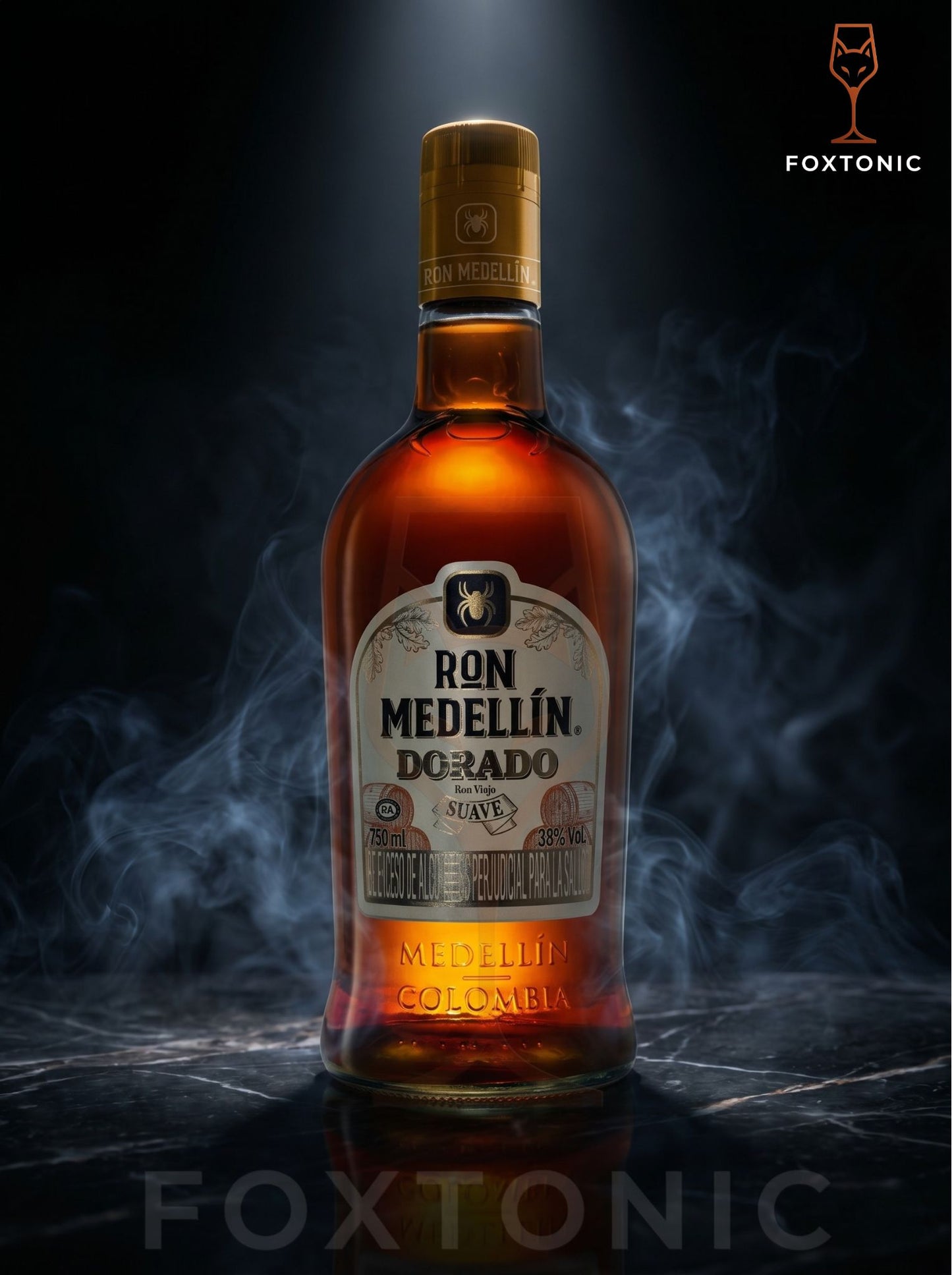 Ron Medellín Dorado Edición Especial domicilio Bogotá — Foxtonic Licores