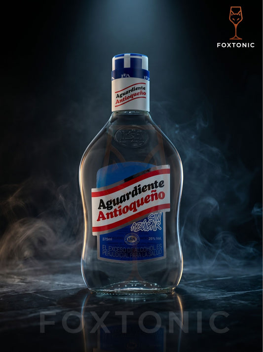 Aguardiente Antioqueño Azul 375ml domicilio Bogotá — Foxtonic Licores