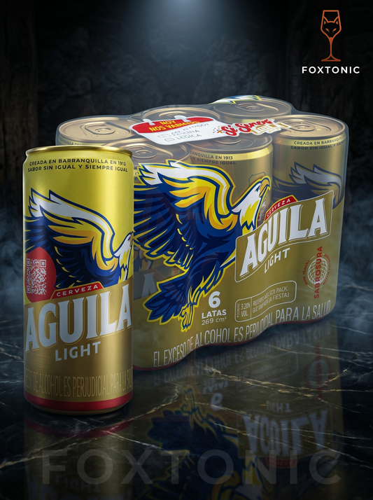 Cerveza Águila Light 269ml Six Pack domicilio Bogotá — Foxtonic Licores