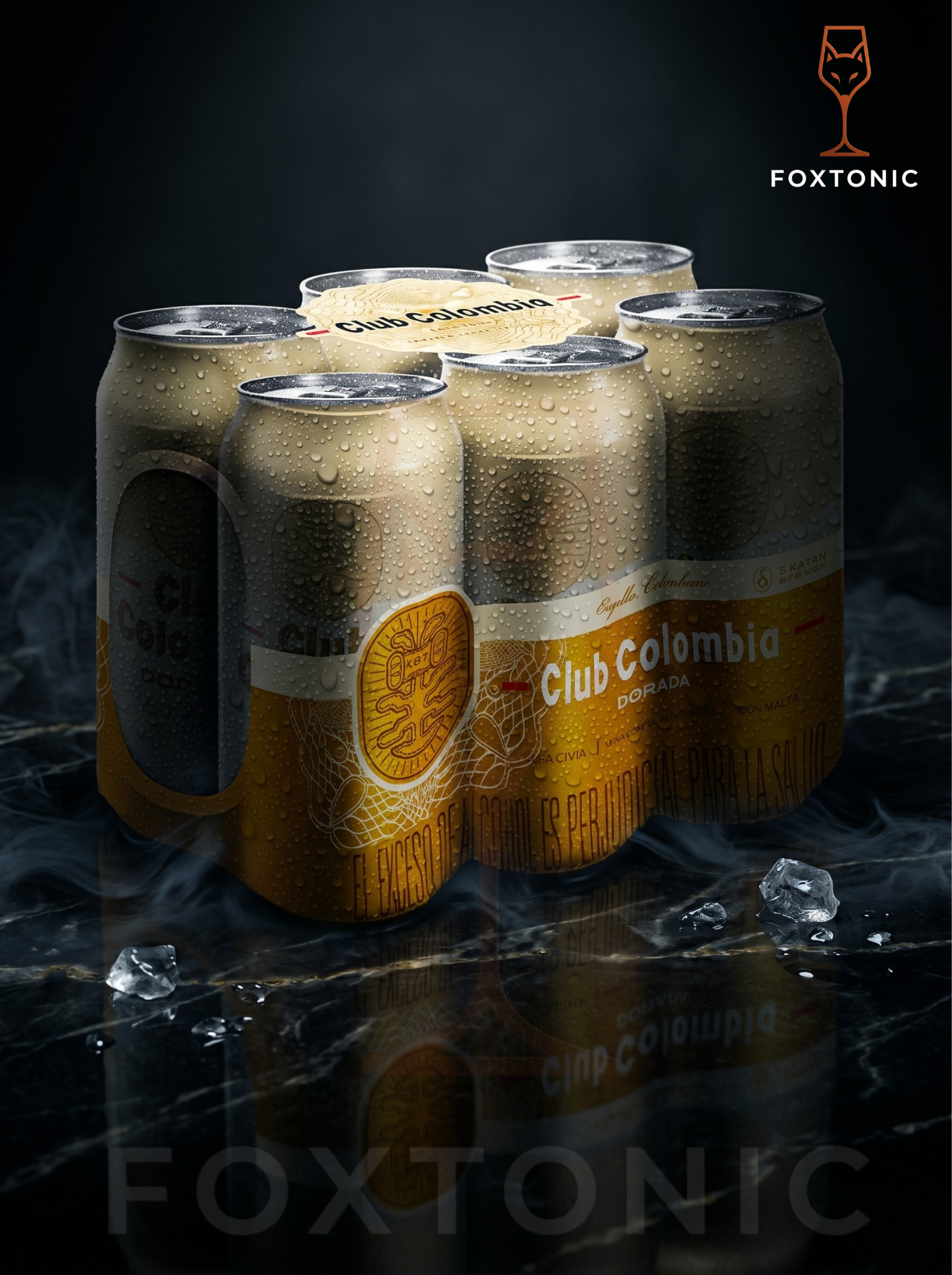 Cerveza Club Colombia Dorada 330ml Six Pack domicilio Bogotá — Foxtonic Licores