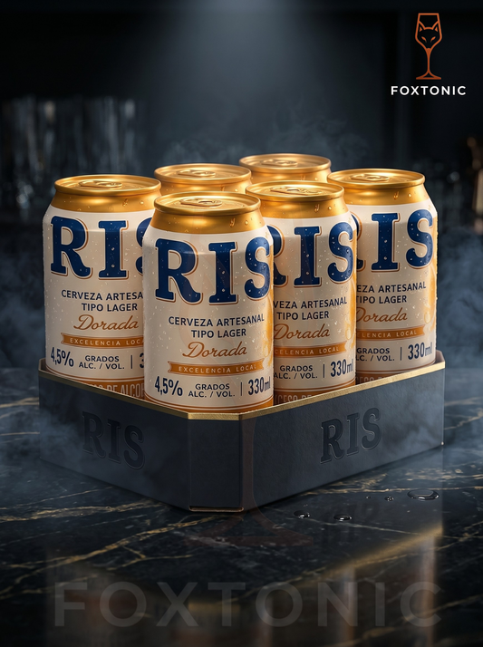Cerveza Riss Lata 330ml Six Pack domicilio Bogotá — Foxtonic Licores