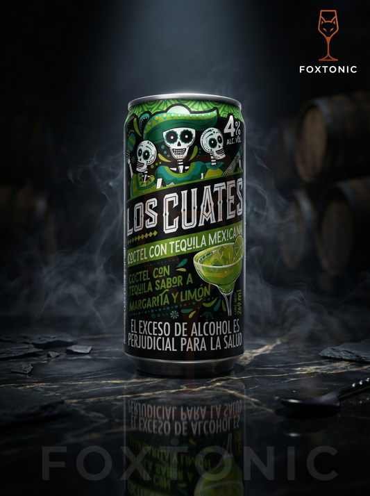 Cóctel Los Cuates Margarita Limón 269ml domicilio Bogotá — Foxtonic Licores
