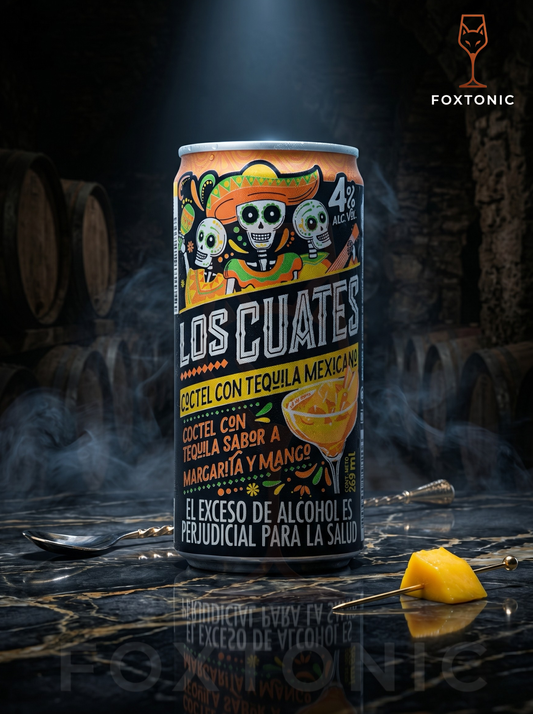 Cóctel Los Cuates Margarita Mango 269ml domicilio Bogotá — Foxtonic Licores