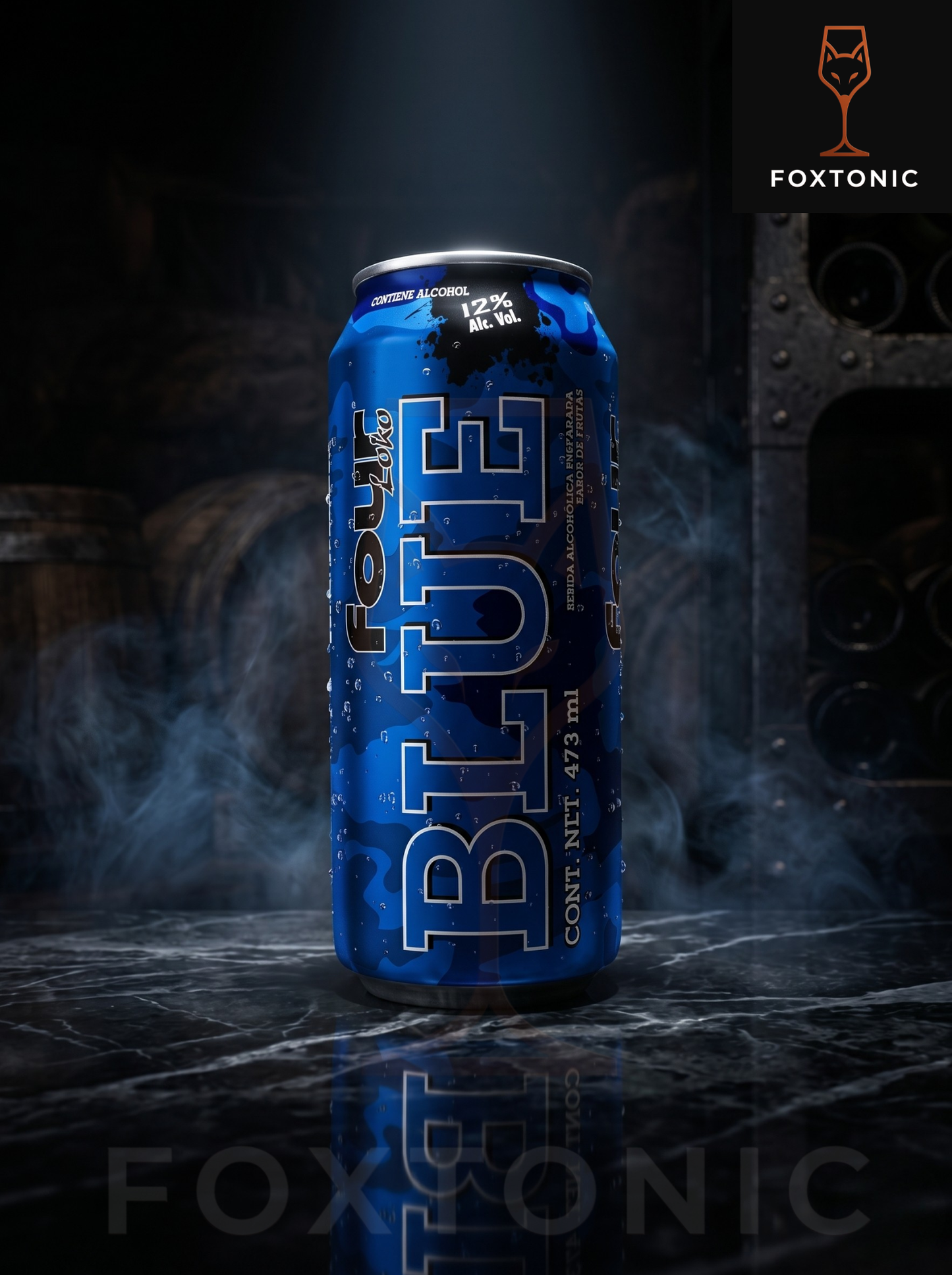 Four Loko Blue 473ml domicilio Bogotá — Foxtonic Licores