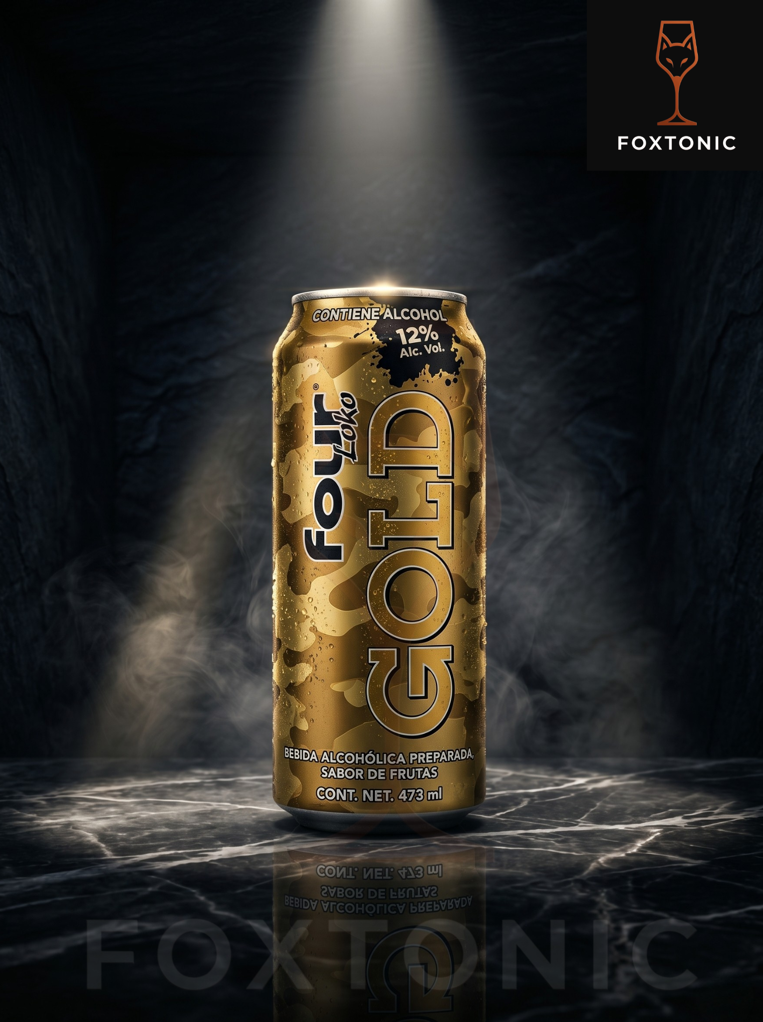 Four Loko Gold 473ml domicilio Bogotá — Foxtonic Licores