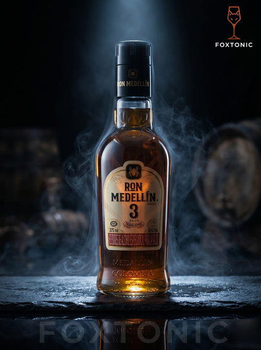Ron Medellín 3 Años 375ml domicilio Bogotá — Foxtonic Licores