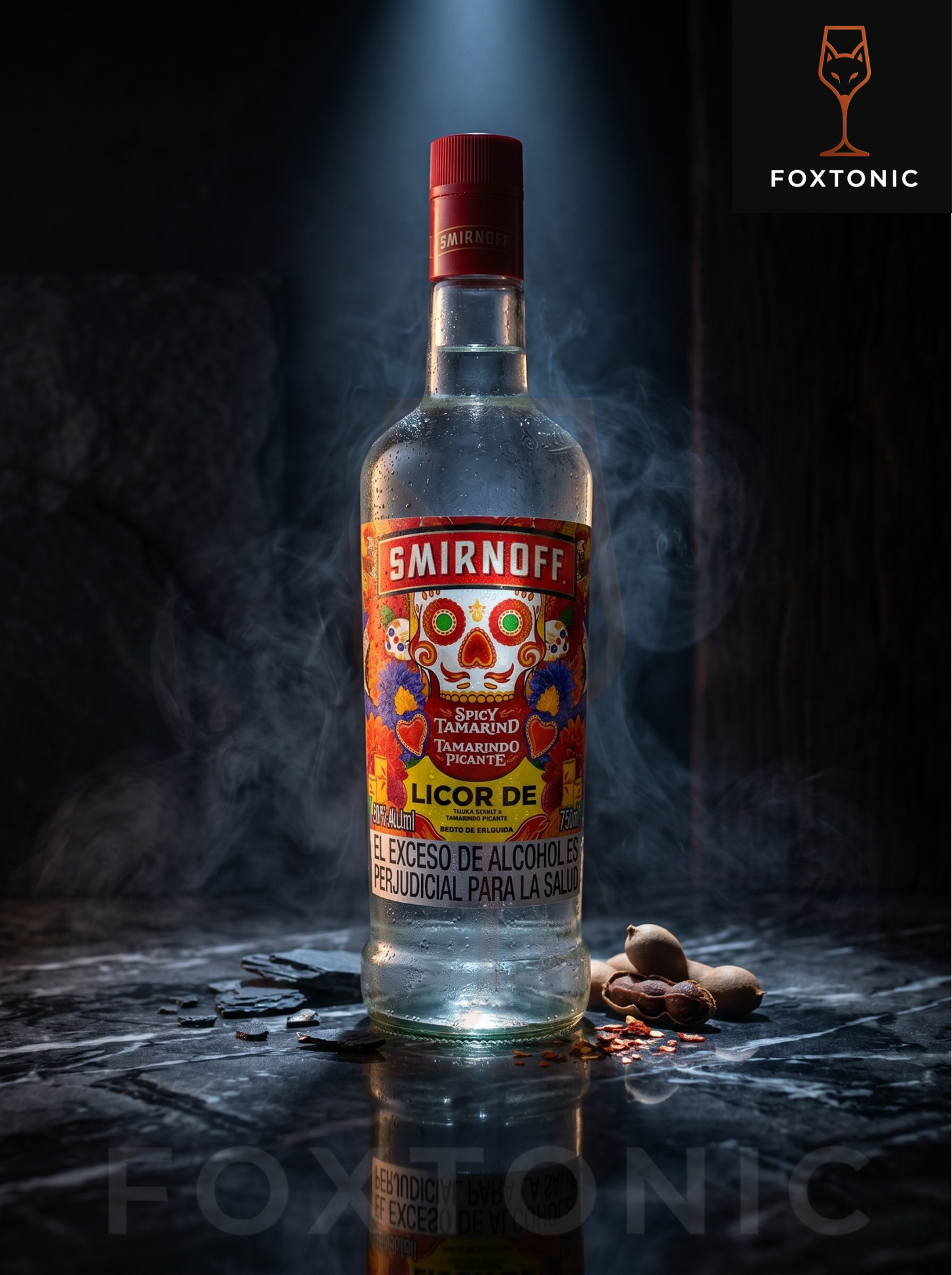 Vodka Smirnoff Tamarindo 750ml domicilio Bogotá — Foxtonic Licores